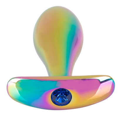 ANOS - Metall-Analplug-Set in Regenbogenfarben