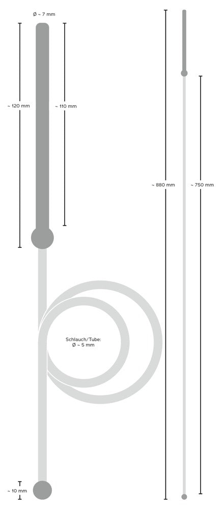 Penisplug - Dilator - Hohler Urethralplug
