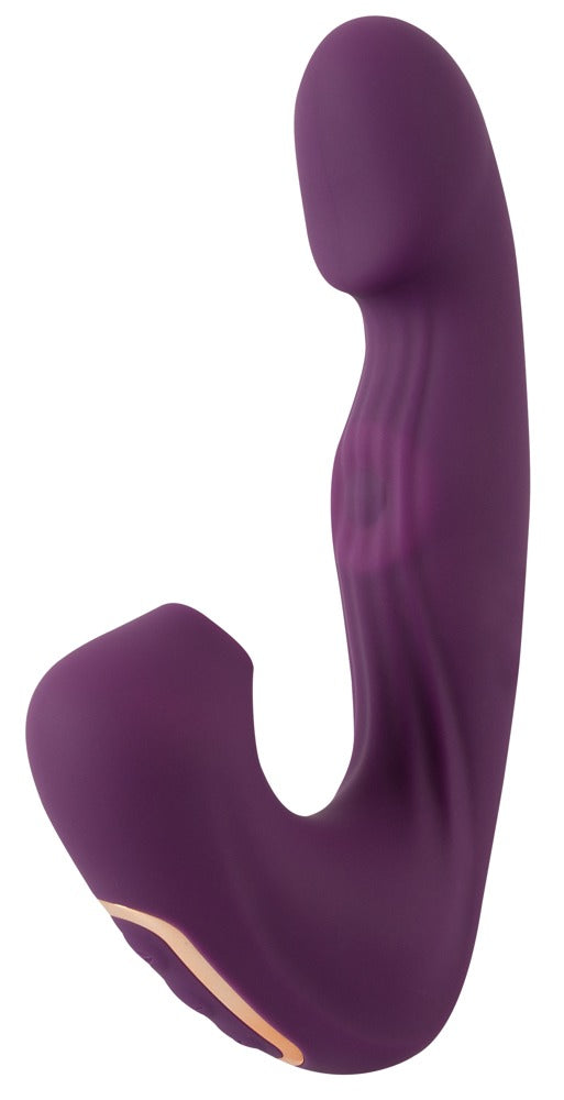 JAVIDA - Vibrator mit Klopffunktion & Klitorissauger