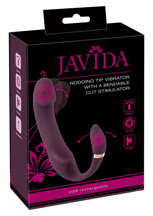 JAVIDA - Nodding Tip - Vibrator mit Stimulator