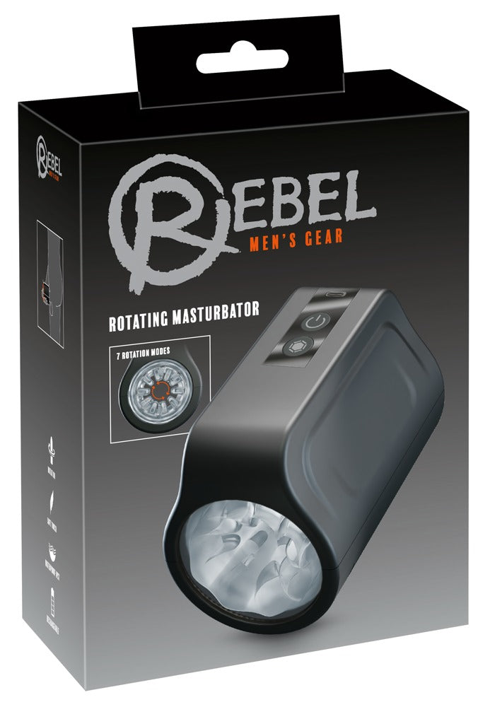 Rebel - Masturbator mit rotierender Softsleeve