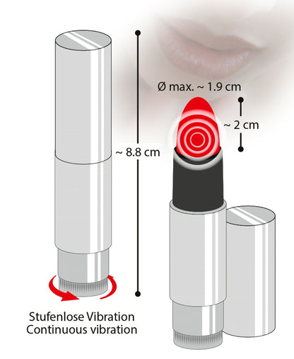 You2Toys - Lippenstiftvibrator mit Multispeed