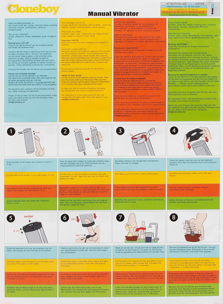 Cloneboy - Penis-Abdruck-Set inkl. Vibrator