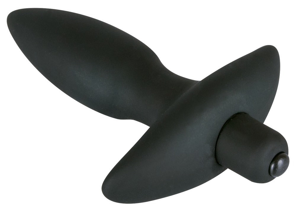 Black Velvets - Analplug - Vibrationsplug mit Rückholgriff