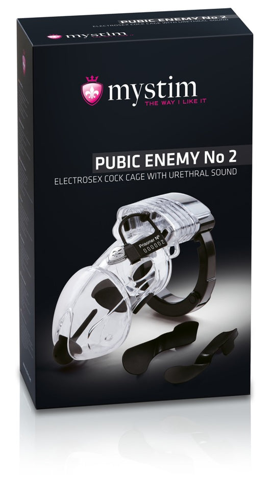 Mystim - Pubic Enemy No 2 - Peniskäfig mit Schnalle