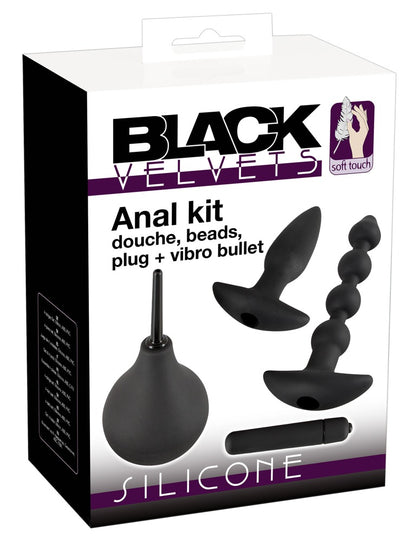 Black Velvets - Analset 4-teilig - Plug, Strang & Dusche
