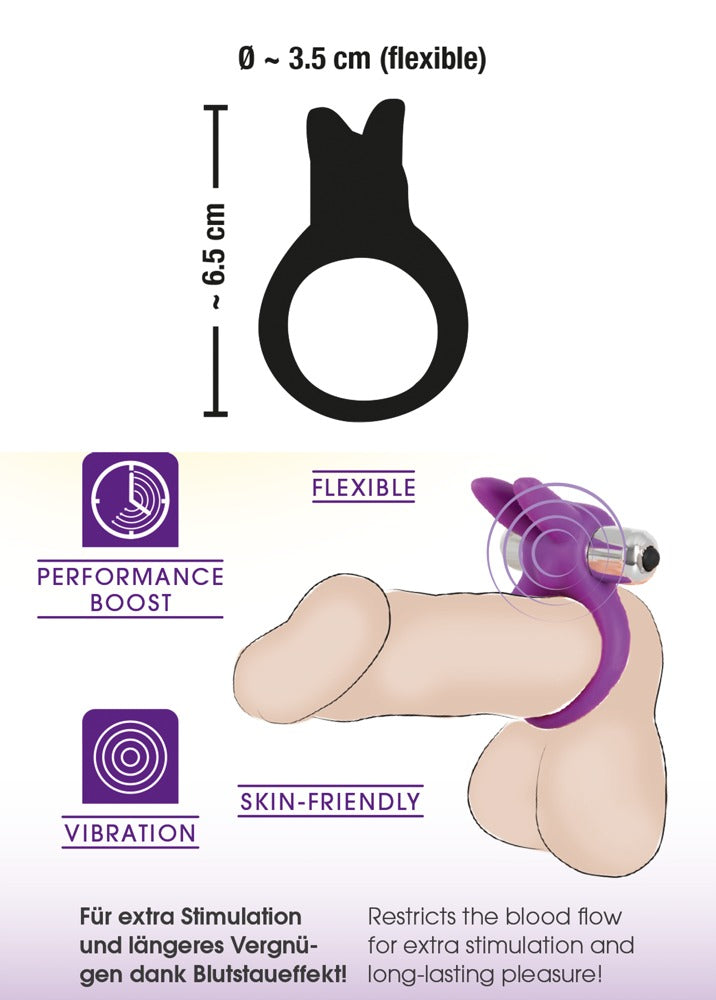 Sweet Smile - Vibrating Rabbit - Penisring