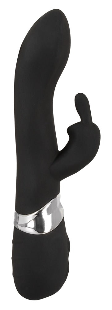 Sweet Smile - Samtiger Rabbitvibrator mit flexiblen Öhrchen
