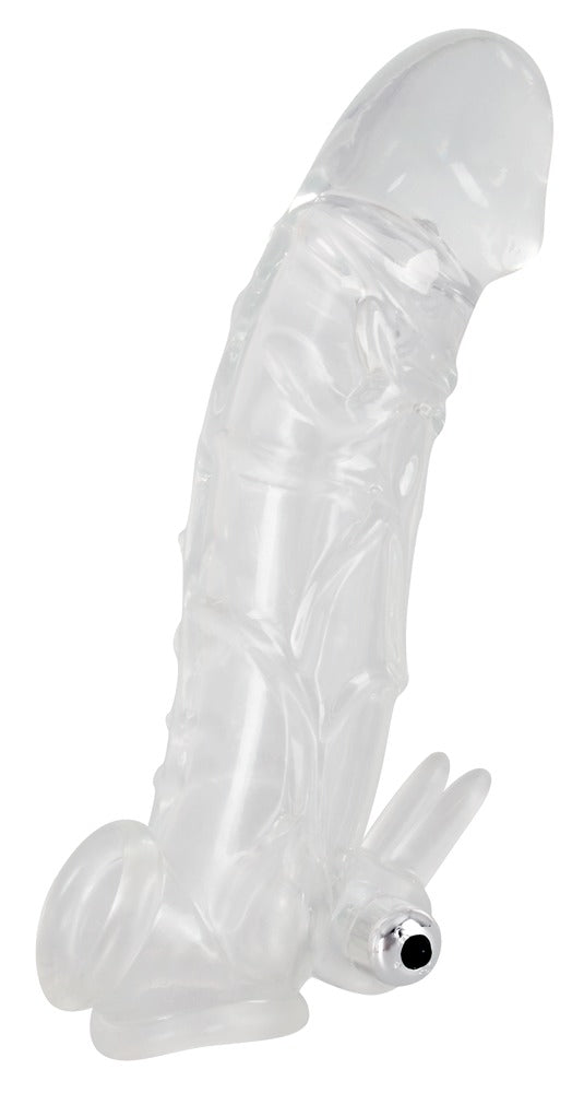 Crystal - Penis Sleeve mit Verlängerung & Vibration