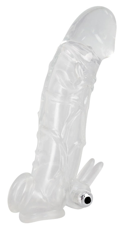 Crystal - Penis Sleeve mit Verlängerung & Vibration