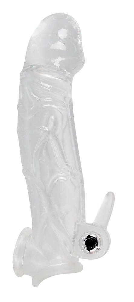 Crystal - Penis Sleeve mit Verlängerung & Vibration