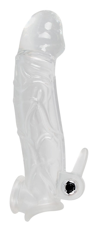 Crystal - Penis Sleeve mit Verlängerung & Vibration