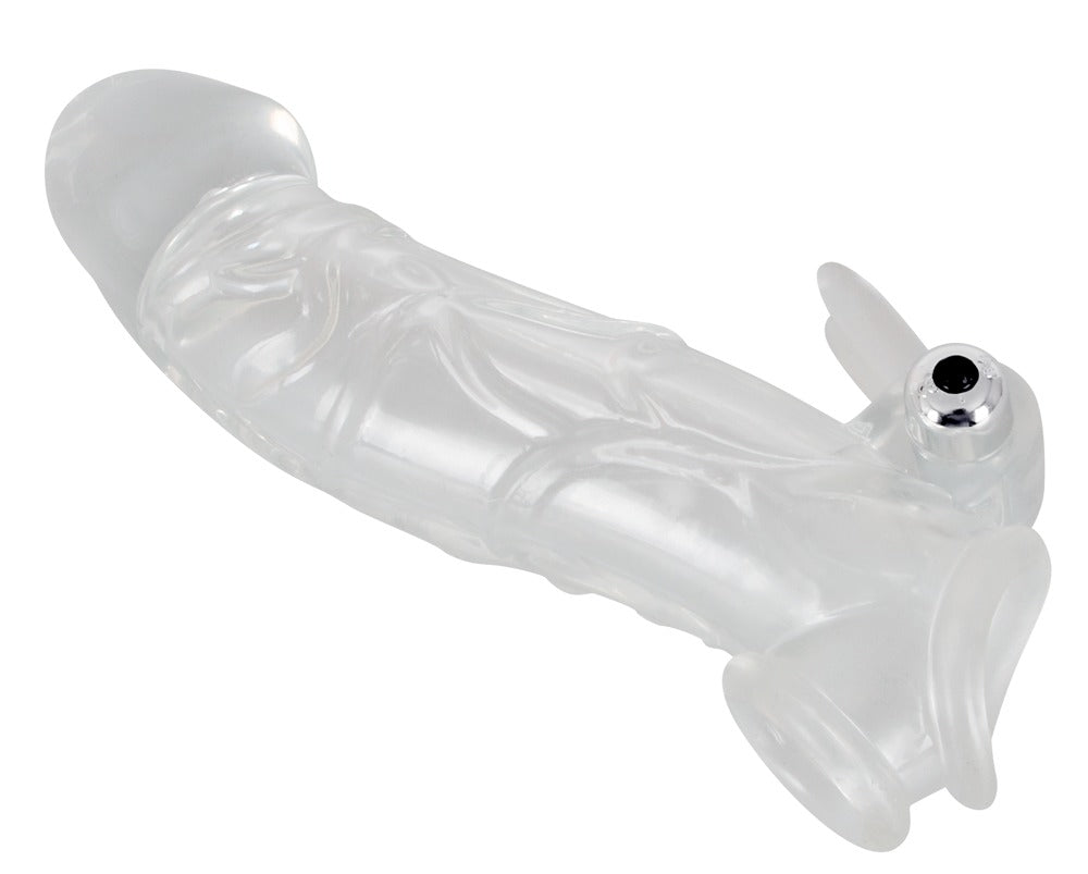 Crystal - Penis Sleeve mit Verlängerung & Vibration