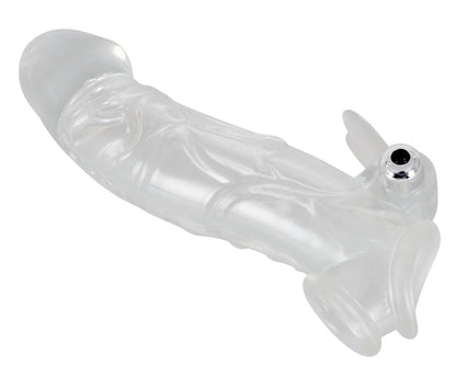 Crystal - Penis Sleeve mit Verlängerung & Vibration