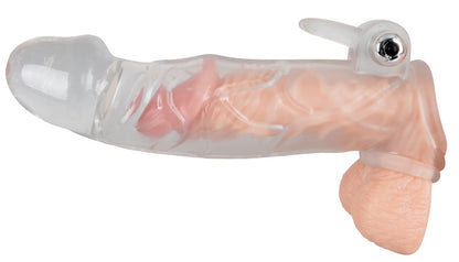 Crystal - Penis Sleeve mit Verlängerung & Vibration
