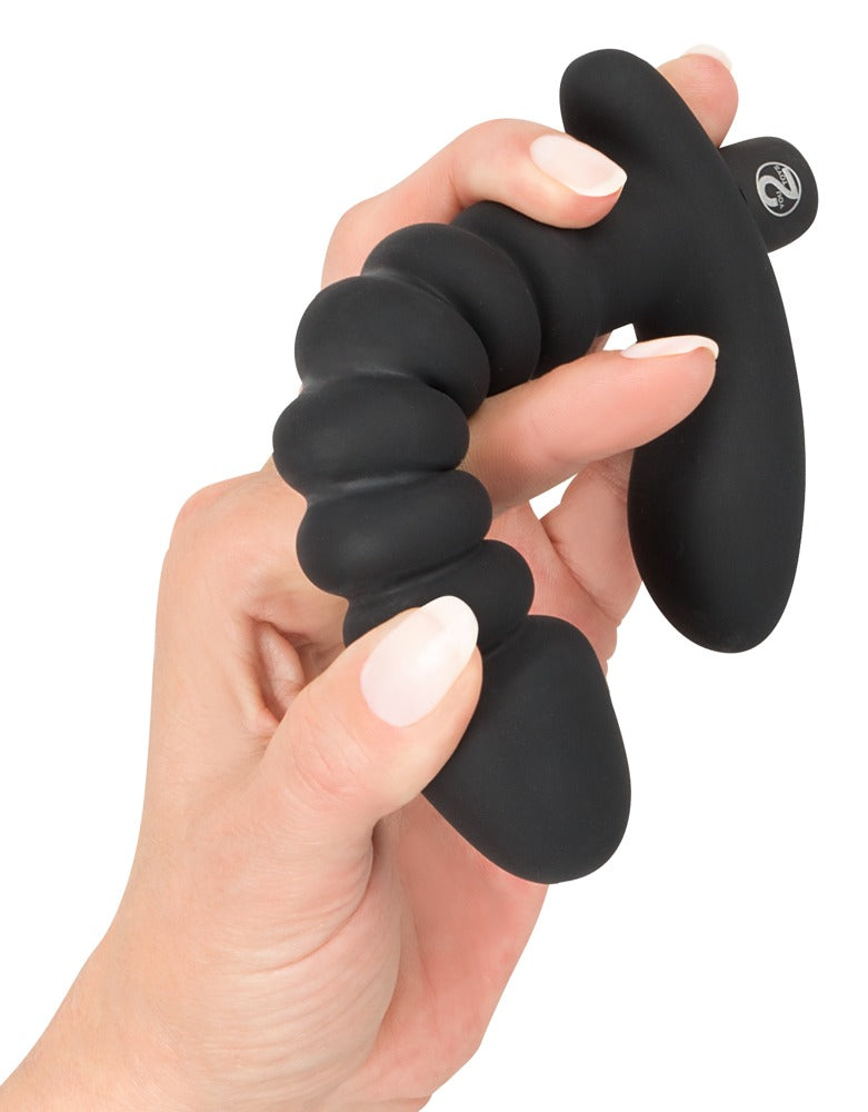 Black Velvets - Vibrator mit Reizanker - doppelte Stimulation