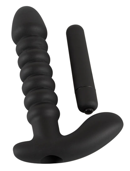 Black Velvets - Vibrator mit Reizanker - doppelte Stimulation
