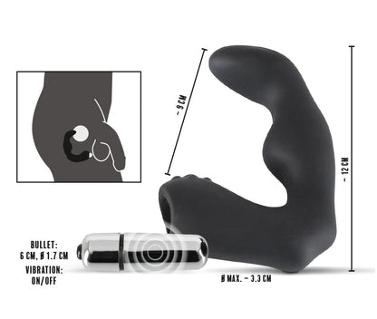 Rebel - Prostatavibrator mit Noppen