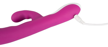 JAVIDA - Samtiger Rabbitvibrator mit 2 Motoren