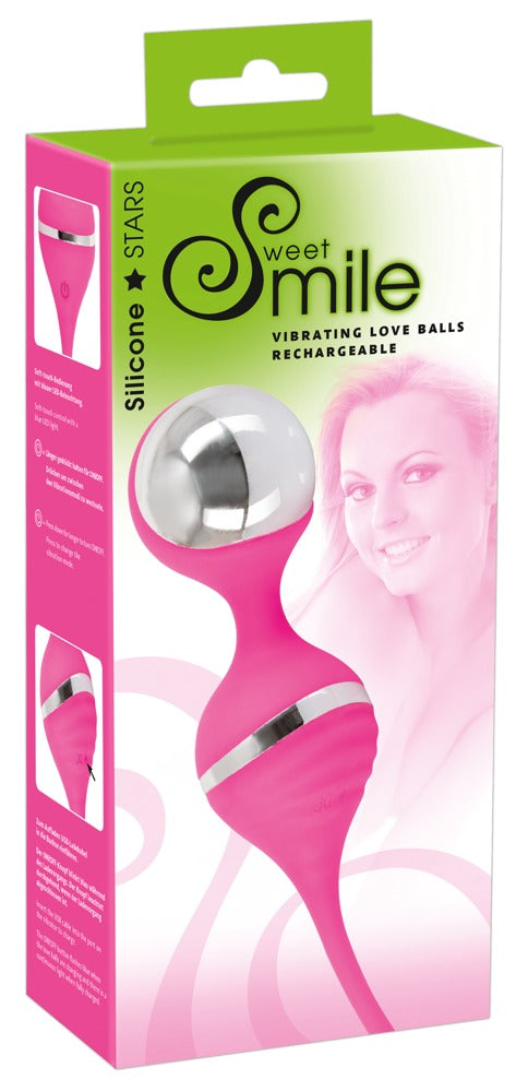 Sweet Smile - Liebeskugeln mit 10 Vibrationsmodi