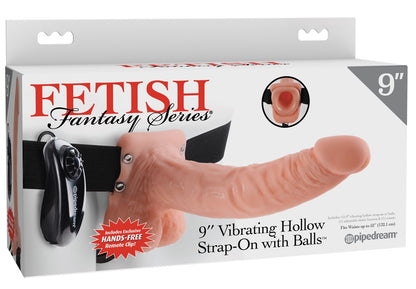 Fetish Fantasy - Vibrierender Hollow Strap-on mit Hoden