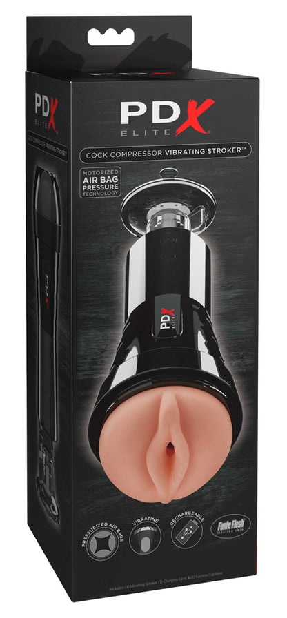 PDX - Vibration Stroker - Masturbator mit Saugfuß