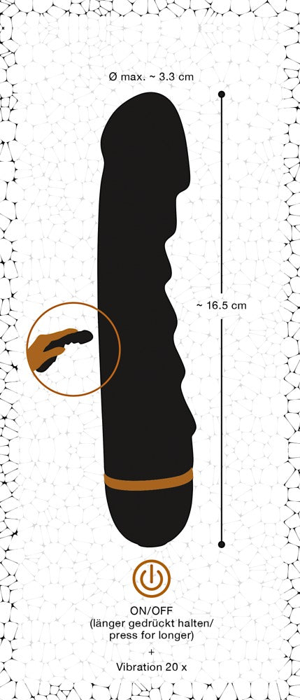 You2Toys - Bendy Ripple - Vibrator mit Reizwellen