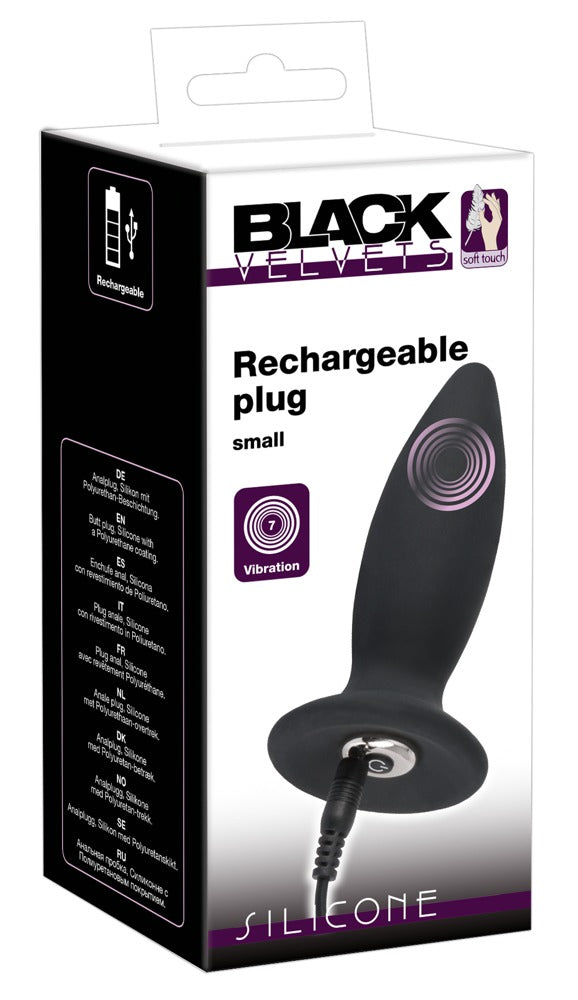 Black Velvets - Anal-Plug mit Vibration - Einsteigerfreundlich