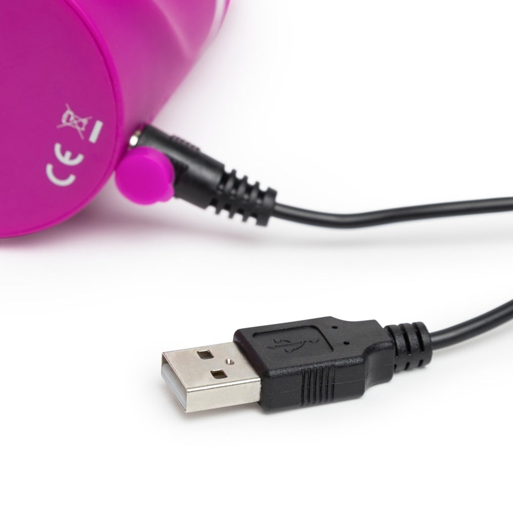 happyrabbit - Curve - Samtiger Rabbit-Vibrator