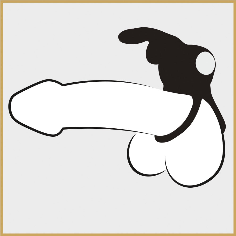happyrabbit - Vibro-Penis-/Hodenring Cock Ring