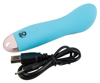 Cuties - Blue Curve Mini - Kompaktvibrator mit Softmulde
