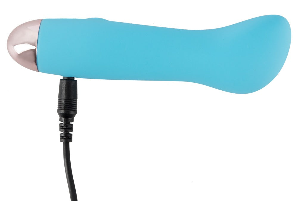 Cuties - Blue Curve Mini - Kompaktvibrator mit Softmulde