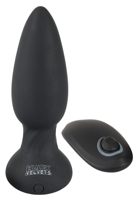 Black Velvets - Rotations-Analplug - vibrierende Rotationstoys