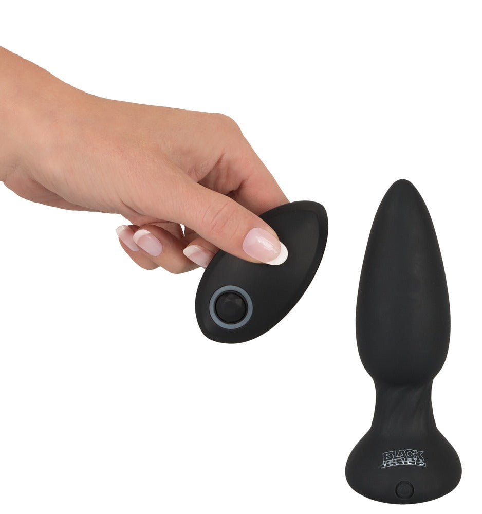 Black Velvets - Rotations-Analplug - vibrierende Rotationstoys