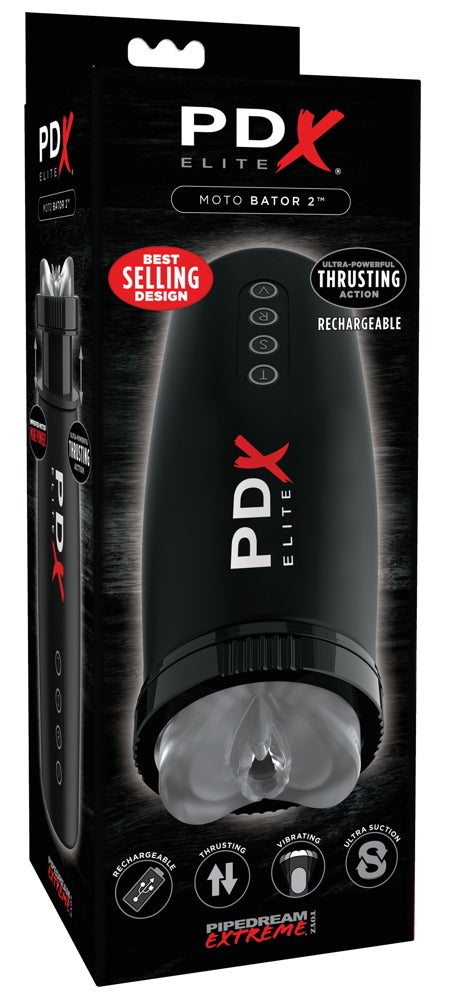 PDX - Elite Moto-Bator 2 - Freihand-Masturbator