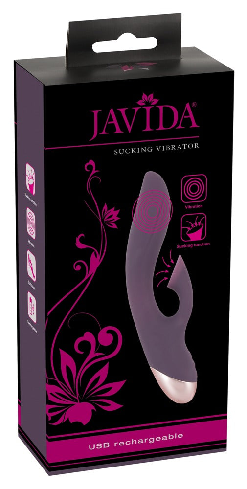 JAVIDA - Mit Klitorissauger und leicht gebogenem Schaft
