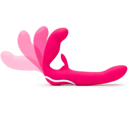 happyrabbit - Strapless - Strap-on mit Doppelvibrator