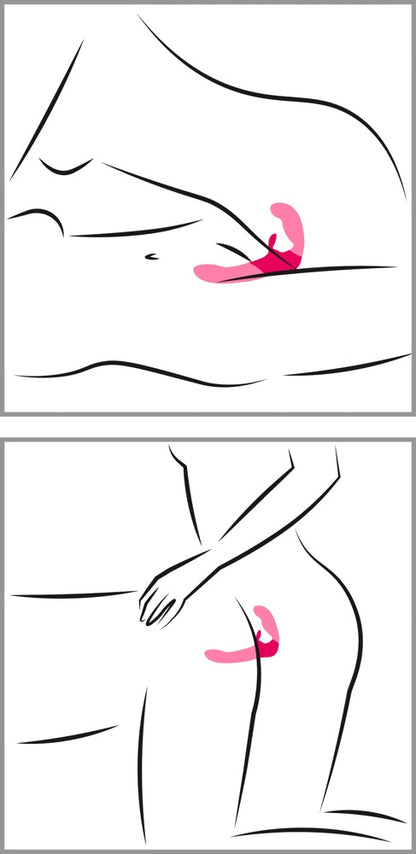 happyrabbit - Strapless - Strap-on mit Doppelvibrator