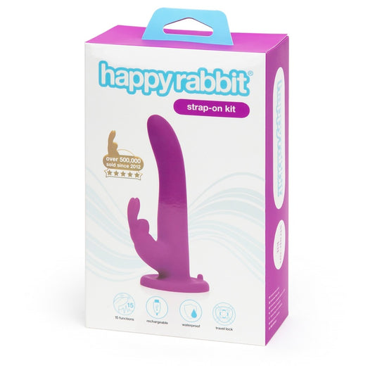 happyrabbit - Strap-on-Harness inklusive Rabbitvibrator
