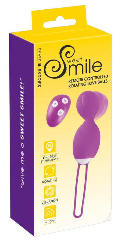 Sweet Smile - Wiederaufladbares Vibrokugel-Duo