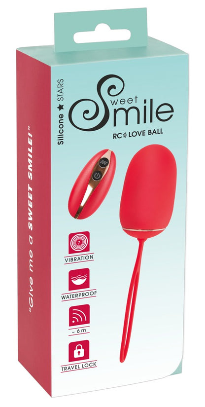Sweet Smile - RC Love Ball - Vibrokugel mit Fernbedienung