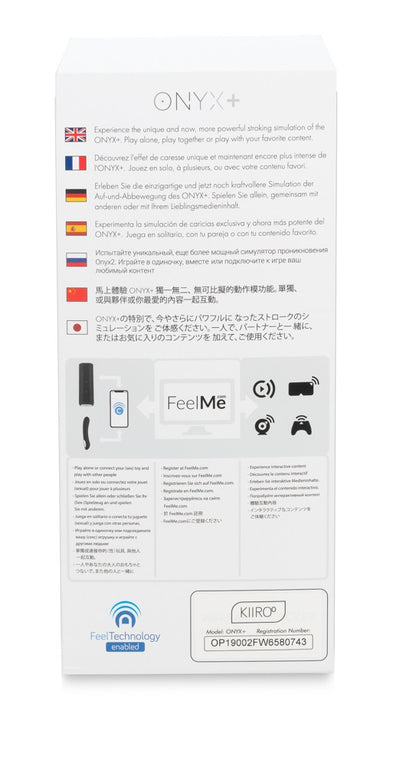 Kiiroo - Onyx+ Teledildonic Masturbator mit Hauttextur