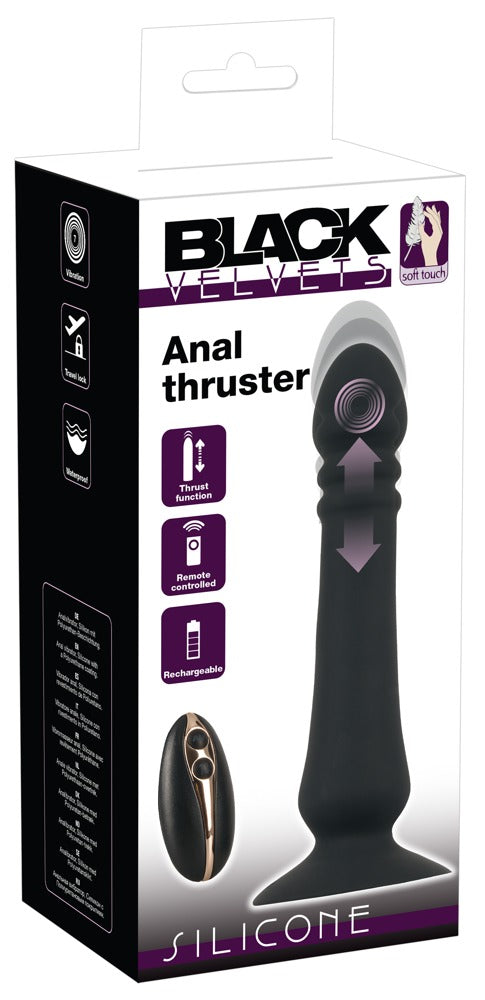 Black Velvets - Anal Thruster - Stoßplug mit Vibration