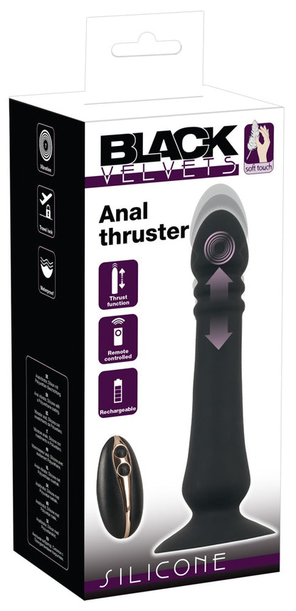 Black Velvets - Anal Thruster - Stoßplug mit Vibration