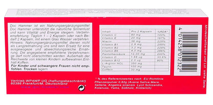 Doc Hammer - Pop-Master - Kapseln für Energie und Vitalität