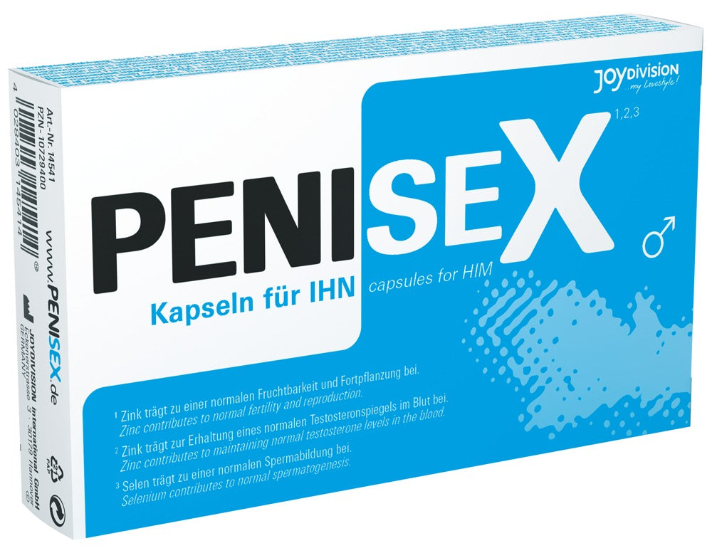 Joydivision Präparate - PENISEX  - Kapseln für männliche Potenz und Ausdauer