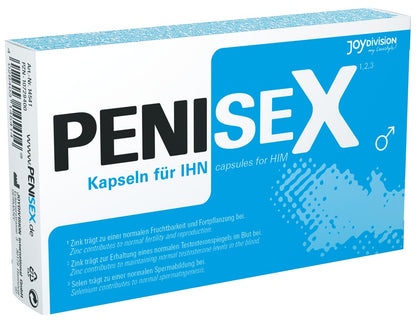 Joydivision Präparate - PENISEX  - Kapseln für männliche Potenz und Ausdauer