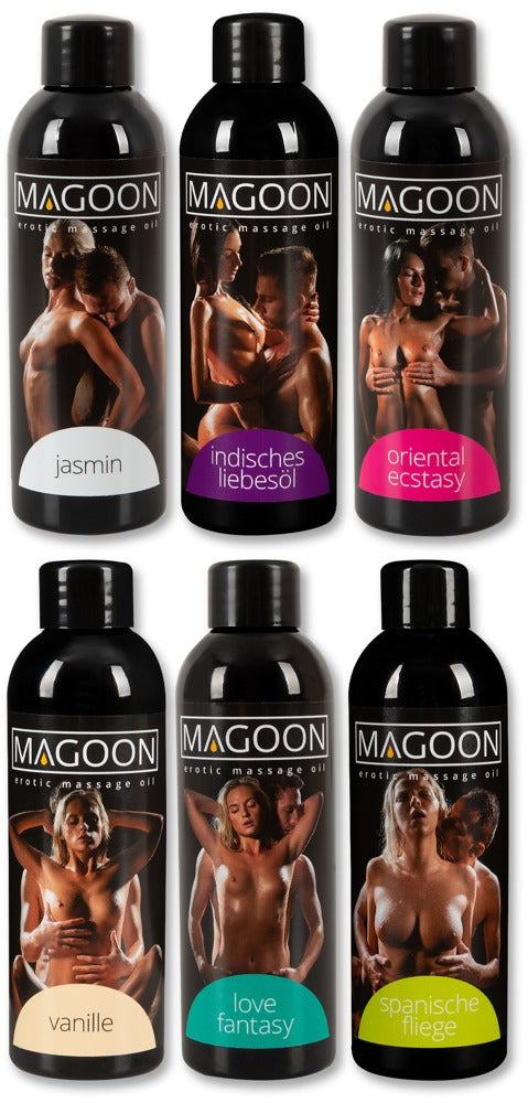 Magoon - Erotisches Massageöl 6*100 ml Mix