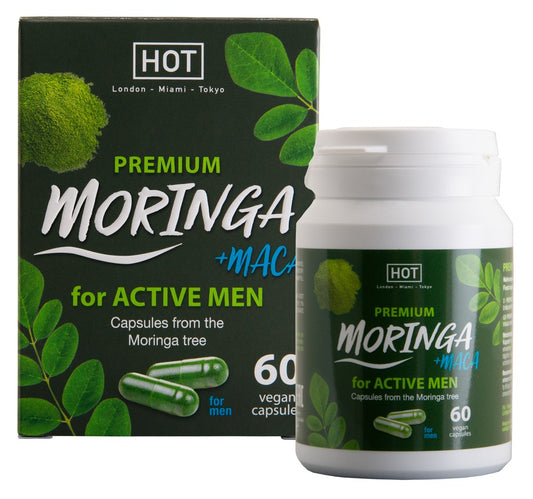 Hot - Pure Moringa & Maca - Nahrungsergänzung für Männer