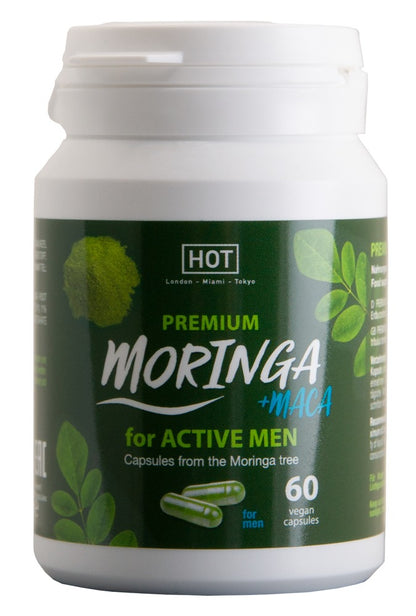 Hot - Pure Moringa & Maca - Nahrungsergänzung für Männer